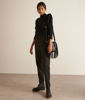Picture of BROWN PINSTRIPED CIGARETTE TROUSERS